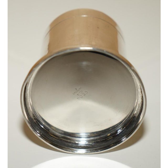 Gold Antique Chinese Sterling Silver Pot For Sale - Image 8 of 10