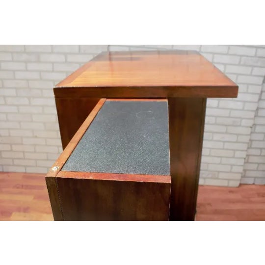 1970s Plunkett Home Furnishings Modern Expandable Wood Bar