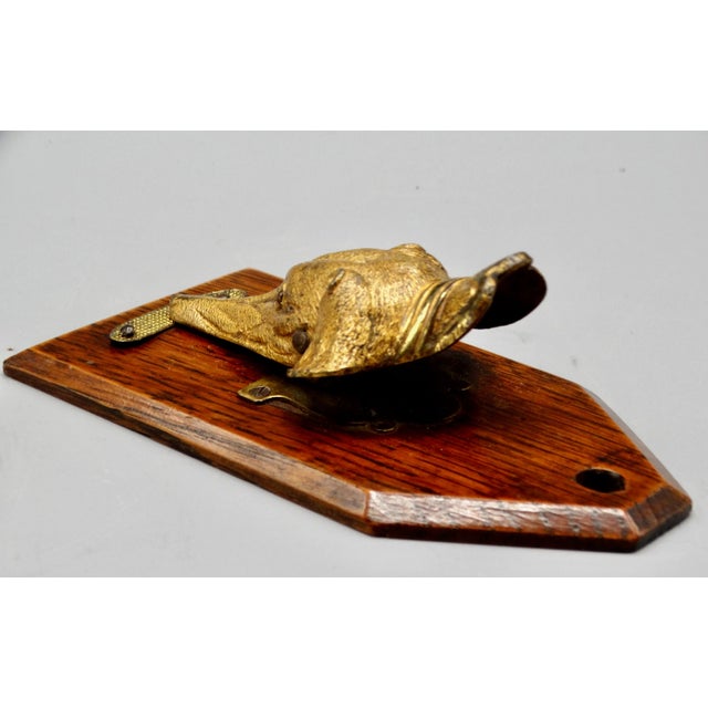 Antique English Greyhound / Whippet Dog Letter Clip Desk Accessory For Sale - Image 9 of 10