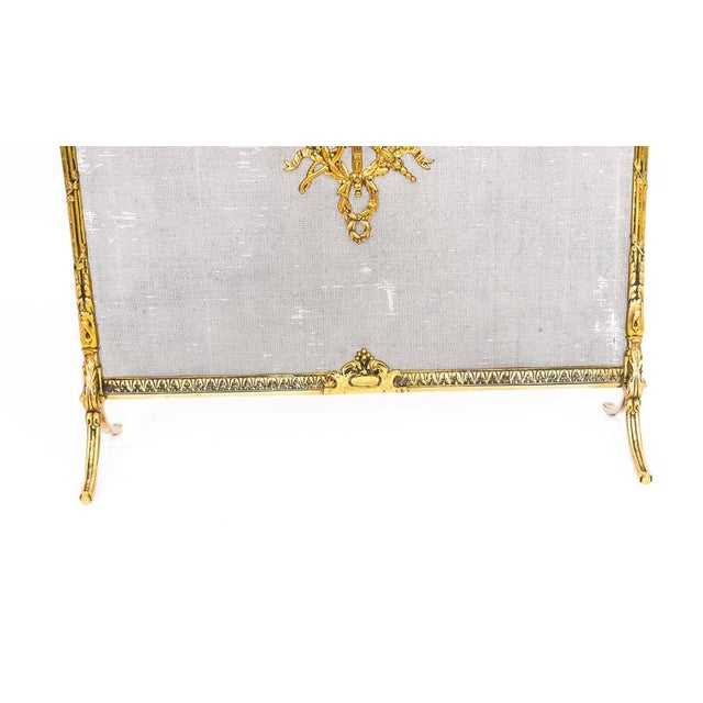 Antique French Empire Revival Fire Screen, 1800s For Sale - Image 6 of 11