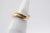 Gothic Mid 20th Century 14kt Gold Snake Ring With Diamonds, Size 6.5 For Sale - Image 3 of 8