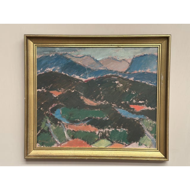 John Hedman, At Vålådalen, 1957, Oil on Panel, Framed For Sale - Image 8 of 16