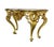 French Louis XV Style Giltwood Console Table With Marble Top For Sale - Image 4 of 18