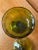 Vintage Olive Green Hand Blown Empoli Compote For Sale - Image 9 of 10