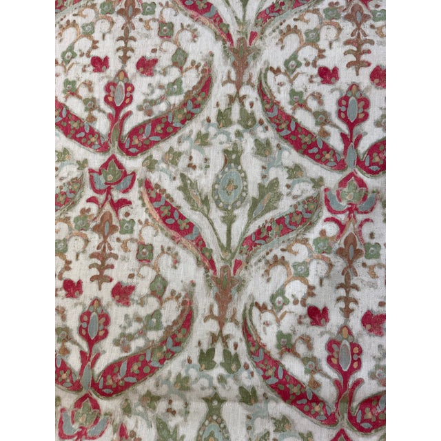 Colefax & Fowler Yasamin Linen Fabric 5 Yards F4743-01 For Sale In Raleigh - Image 6 of 6
