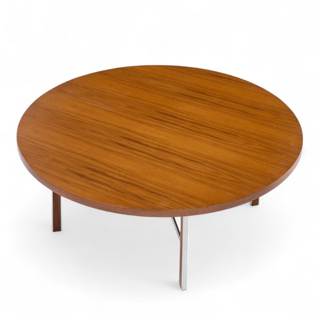 Wood Paul McCobb for Delineator Mid Century Round Coffee Table For Sale - Image 7 of 8