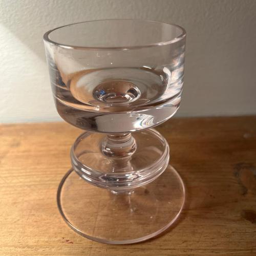 Vintage Sheringham Disc Candleholder in Glass from Wedgewood For Sale - Image 10 of 14
