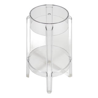 Kartell Charles Ghost Stool by Philippe Starck For Sale