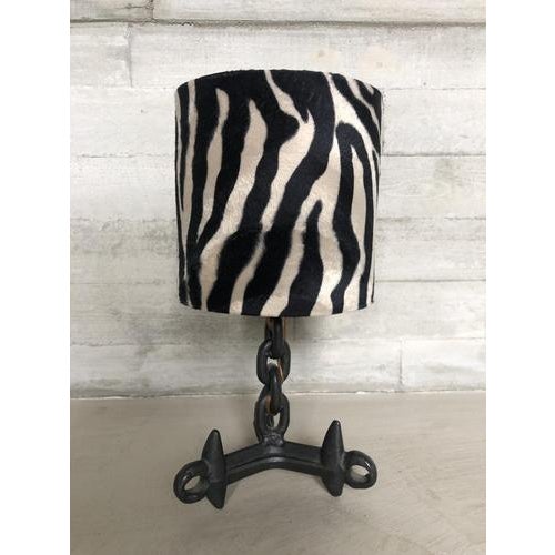 Brutalist Chain Link Table Lamp For Sale - Image 6 of 6