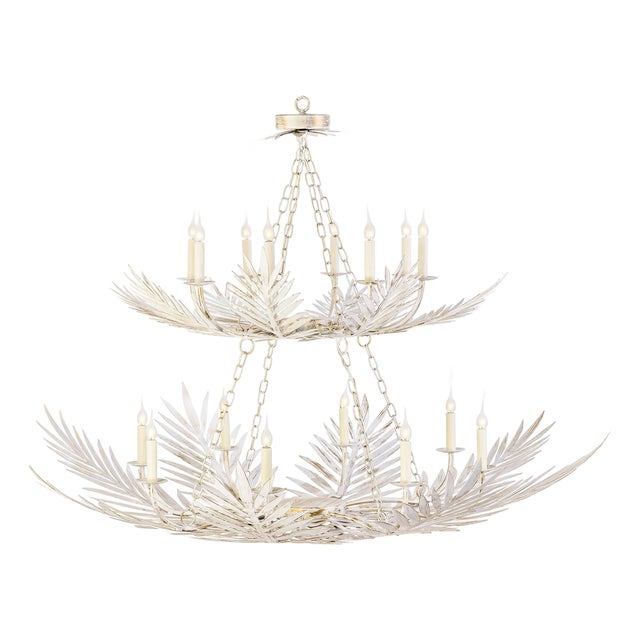 Naples Two Tier Adjustable Chandelier by Lowcountry Originals For Sale