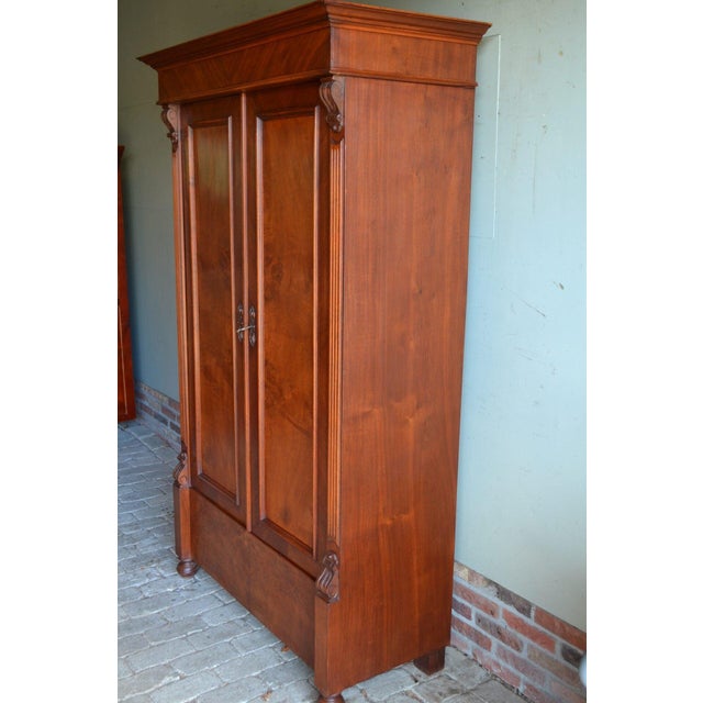 Wood Art Deco Mahogany Cabinet For Sale - Image 7 of 9