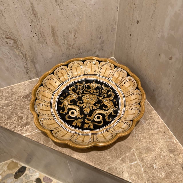 Brown Late 20th Century Michela Cavallini Deruta For Sale - Image 8 of 10