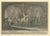 Antique print titled 'Die Pferde zum Schiessen zu gewöhnen - Pour former les Chevaux à tenir ferme en tirant'. This print...