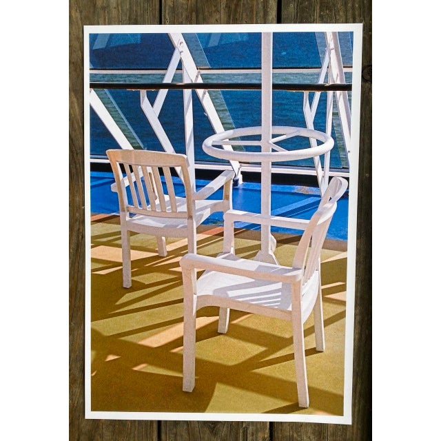 Original photographic abstract artwork by California artist Clifford Baker. "Kaleidoscope Chairs I" is the opening image...