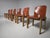 Set of six ‘121’ dining chairs designed by Afra & Tobia Scarpa for Cassina, Italy, 1960s. The chairs combine a solid...