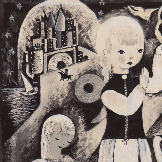 'Age 9' by Nura Ulreich, Art Deco, Woman Artist, Art Institute of Chicago, Art Students League, Paris, Salon D'Automne, Corcoran For Sale - Image 4 of 9