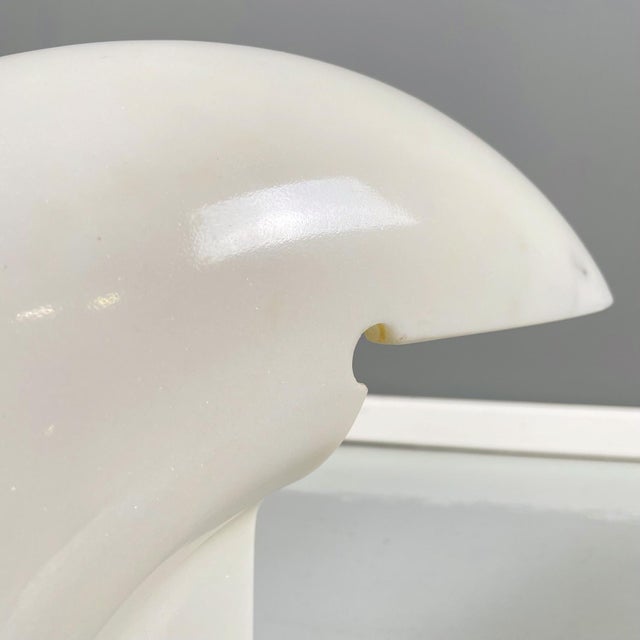 Italian Modern Carrara Marble Table Lamp attributed to Tobia Scarpa for Flos, 1970s For Sale - Image 10 of 15