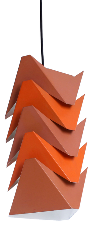 Ekko Metal Pendant Lamp by Louis Weisdorf for Lyfa, 1970s