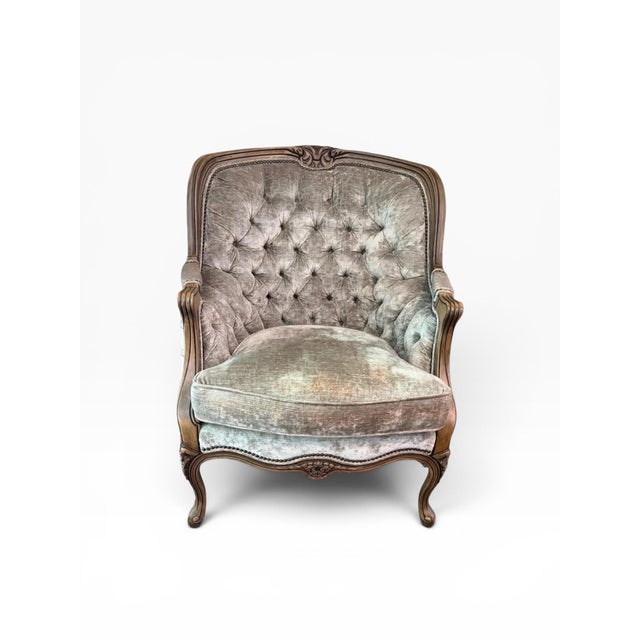 Hancock & Moore Louis XV Style Bergère Chair For Sale - Image 13 of 16