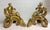 Antique Heavy Pair of Louis XV Style Gilt Bronze Female Sphinx Chenets Andirons For Sale - Image 14 of 17