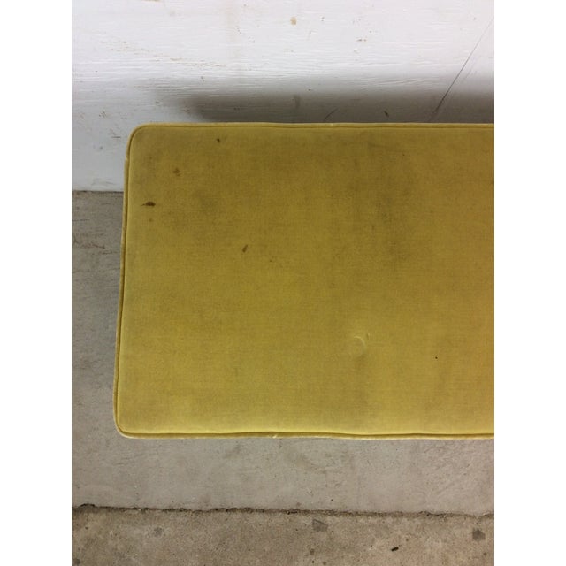 American Mid Century Upholstered Piano Bench With Storage For Sale - Image 3 of 12