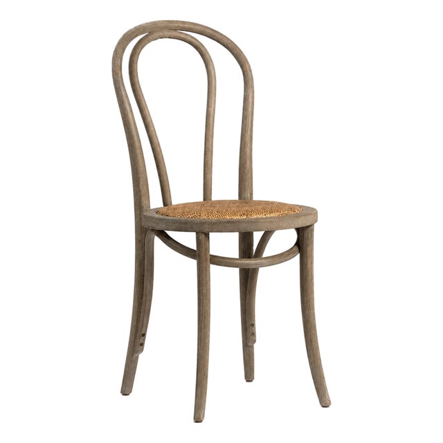Brisa Oak & Rattan Dining Chair For Sale