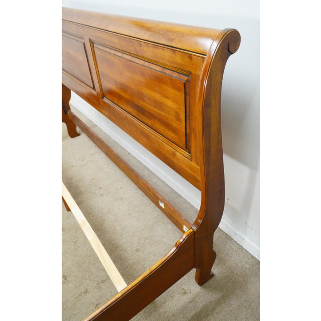 Ethan Allen California King Sleigh Bed For Sale - Image 9 of 11