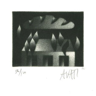 Bready Cloud - Original Etching on Paper by Mario Avati - 1960s 1960s For Sale