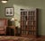 Wood Mission Oak Corner Bookcase / Cabinet - Walnut For Sale - Image 7 of 8