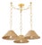 Mitzi Dalia 38.5 in. 3 Light Chandelier in Aged Brass Finish For Sale