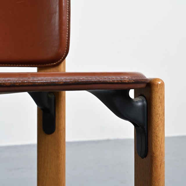 Mid-Century Modern Dining Chairs by Bruno Rey for Dietiker, 1971, Set of 8 For Sale - Image 3 of 15
