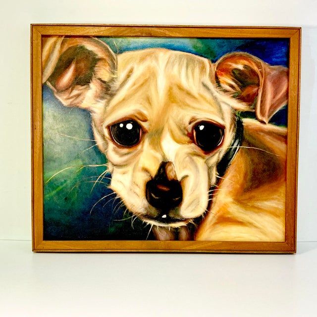 This striking original oil painting from 1989 is by Kelli Meier and signed on the front and titled, signed and dated on...