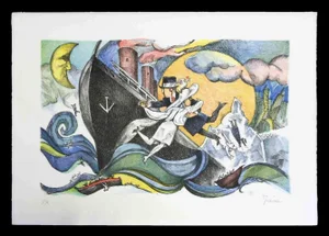Ermanno Laia, Untitled, Lithograph, 1990