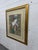 Japanese Mid 20th Century Elegant Framed Painting of Japanese Woman on Cork For Sale - Image 3 of 12