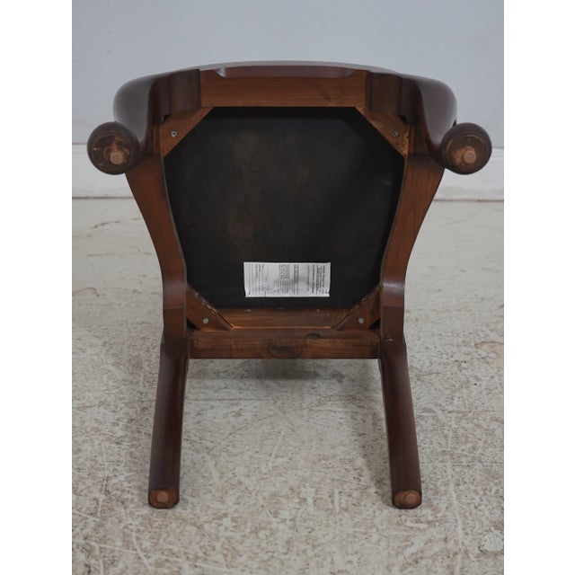 Set of 8 Stickley Cherry Philadelphia Dining Chairs For Sale - Image 16 of 18
