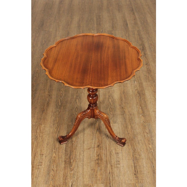 Georgian Style Mahogany Tilt Top Table For Sale - Image 16 of 18