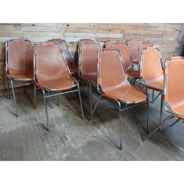 Mid-Century Modern Les Arcs Chairs by Charlotte Perriand for Cassina, 1968, Set of 12 For Sale - Image 3 of 8