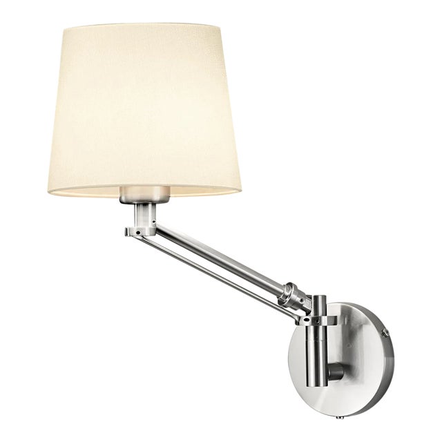 Arm Swivels Left/right. Price And Dimensions Include Shade Shown.