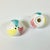Mid-Century Coastal Boho Chic Beach Ball Salt & Pepper Shakers - A Pair. For Sale - Image 9 of 12