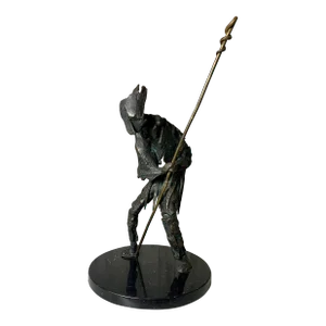 Abstract Bronze Sculpture of Don Quixote