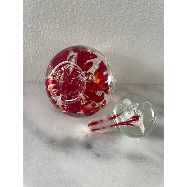 Mid 20th Century Bill Knight Blown Art Glass Perfume Bottle Paperweight For Sale In Seattle - Image 6 of 9