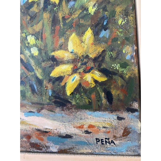 Original Pacific Northwest Landscape Painting – Icicle Ridge, Leavenworth by Francisco Peña – Framed 21” X 17” For Sale - Image 4 of 10