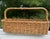 Farmhouse Vintage XXL Handwoven Basket 30" X 16" For Sale - Image 3 of 9