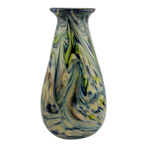 Rare One of a Kind Collectible Scott Meyer 2009 Signed Fused Glass Vase.