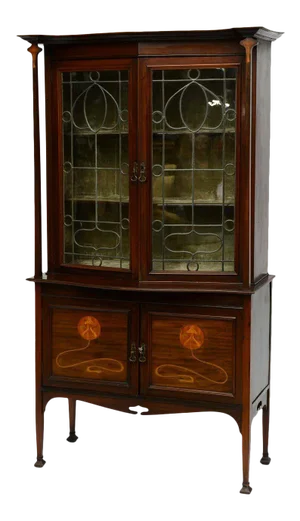 Period Art Nouveau Marquetry Cabinet in Majorelle Style - Provenance