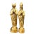 Vintage Gilt Egyptian Figurines - A Pair For Sale
