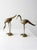 Metal Mid Century Brass Cranes Figurines Pair For Sale - Image 7 of 12