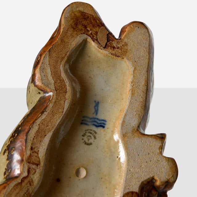 1950s Ceramic Fawn by Knud Kyhn For Sale - Image 5 of 5