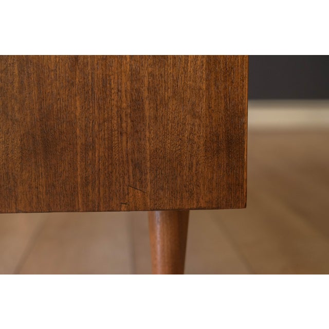 Vintage Milo Baughman Walnut Tambour Door Cabinet for Glenn of California For Sale - Image 12 of 16