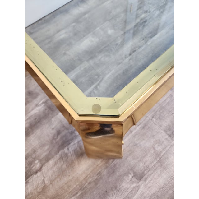 Mid 20th Century Mastercraft Brass Coffee Table by Karl Springer For Sale - Image 10 of 16